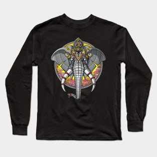 Psychedelic Ganesha Long Sleeve T-Shirt